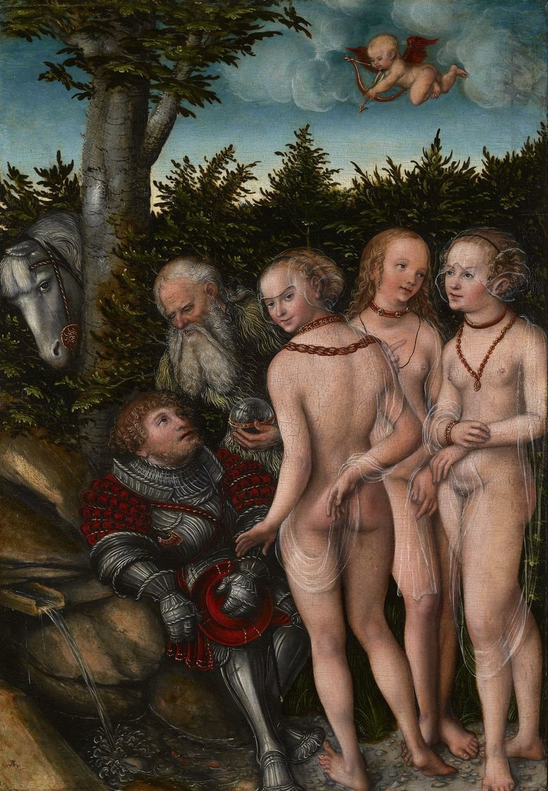 Judgment of Paris - Lucas Cranach den äldre