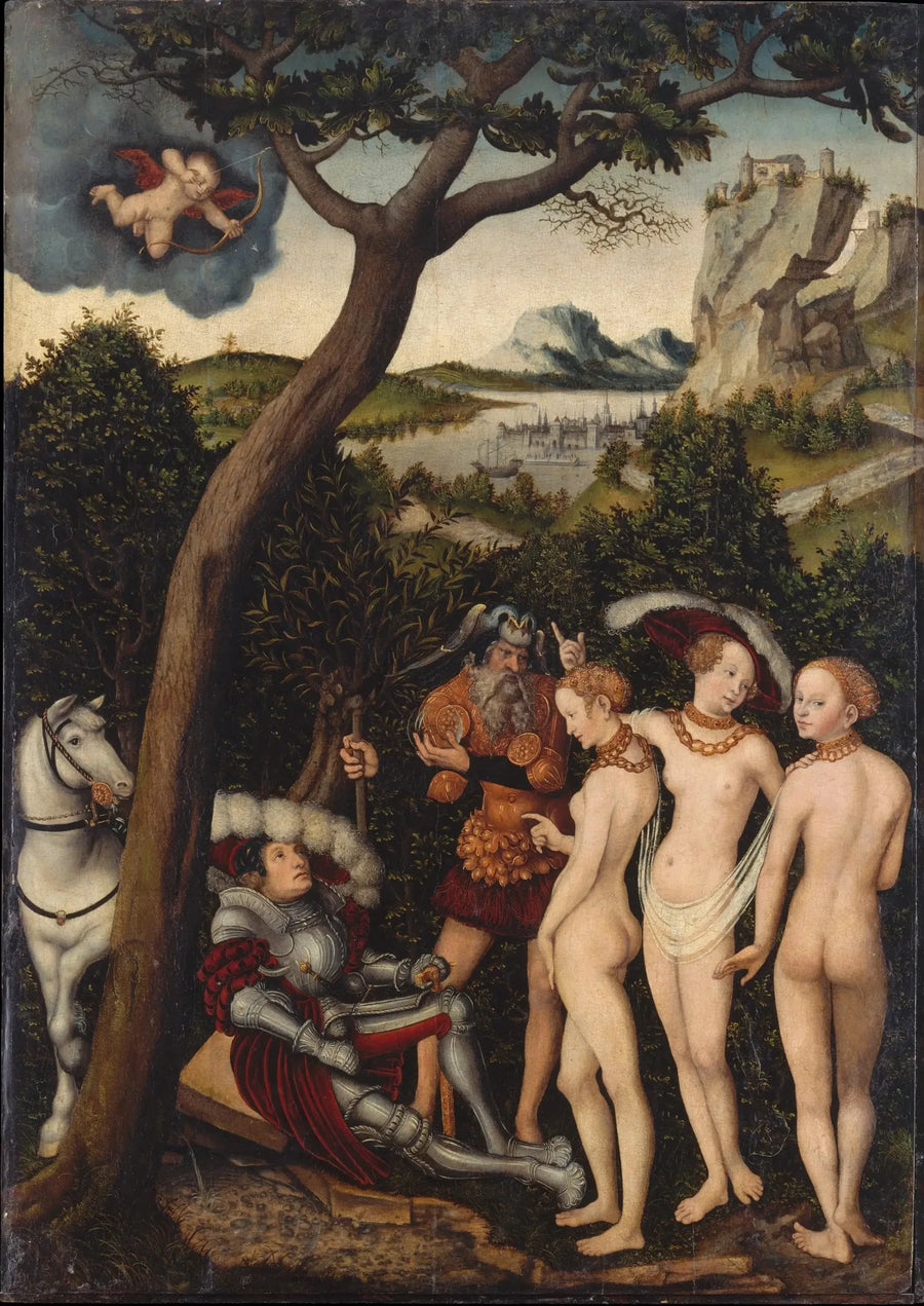 Judgment of Paris - Lucas Cranach den äldre
