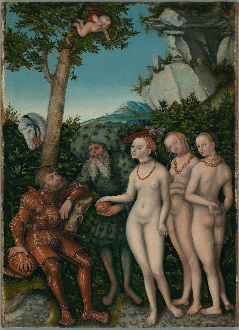 Judgment of Paris - Lucas Cranach den äldre