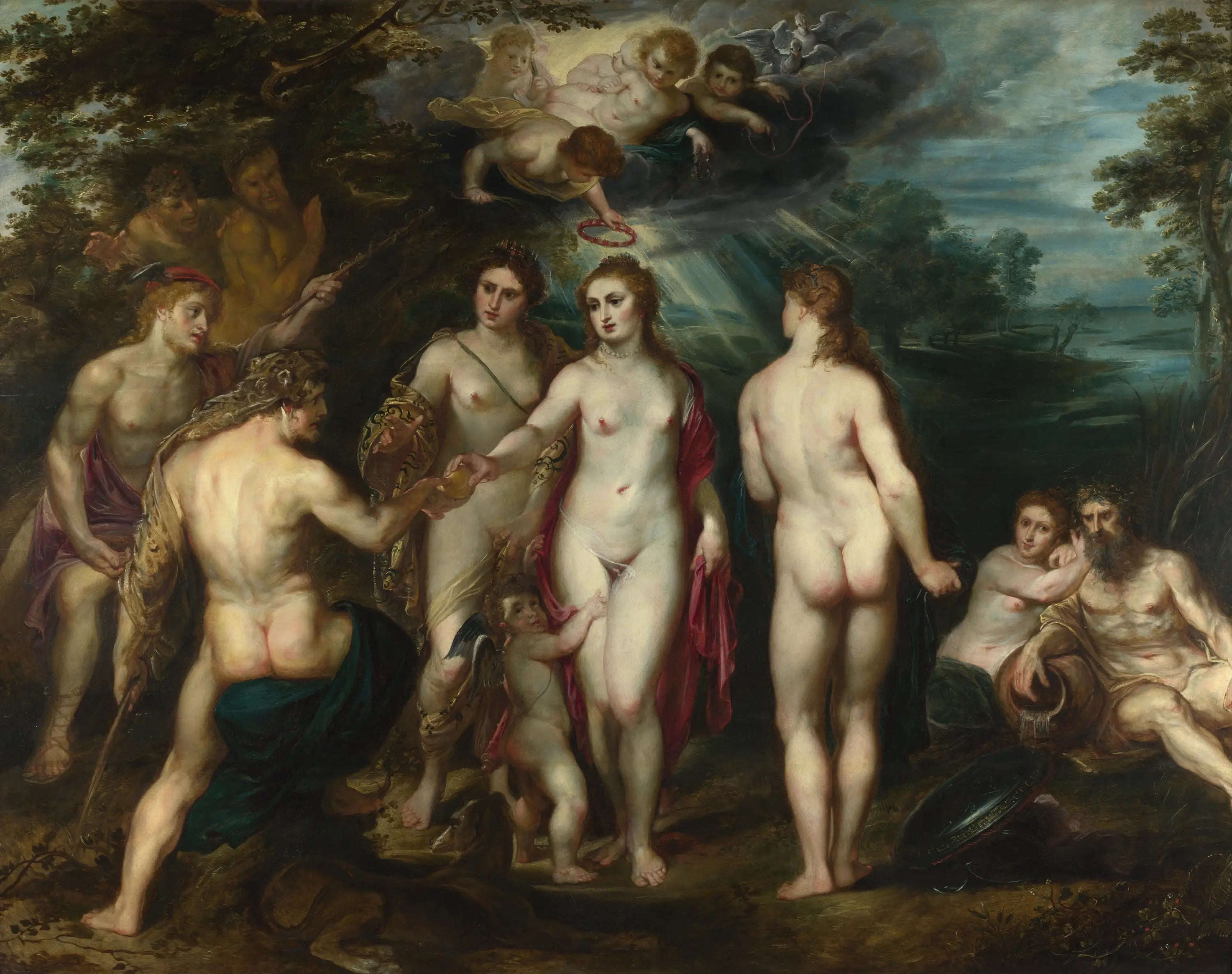 Le Jugement de Pâris - Peter Paul Rubens image 1 reproduction d’œuvre d’art à l’huile