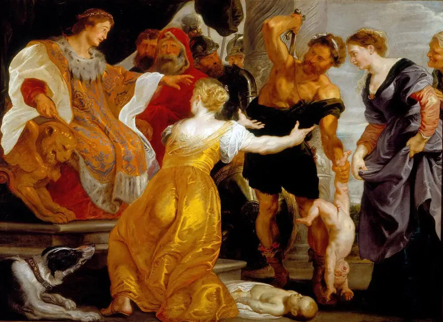 Salomos dom - Peter Paul Rubens