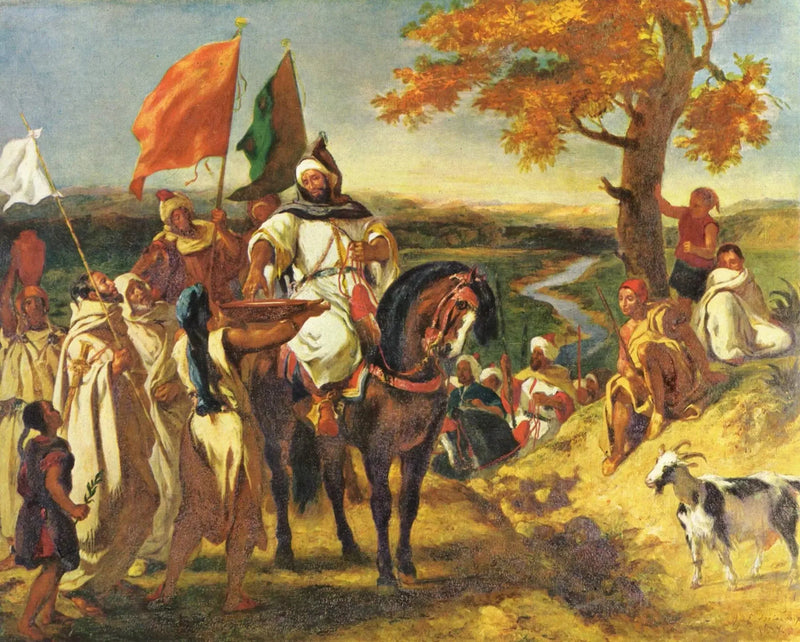 Kaid, marockansk chef - Eugène Delacroix