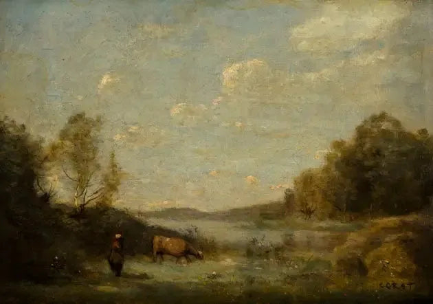 Sjön - Jean-Baptiste Camille Corot