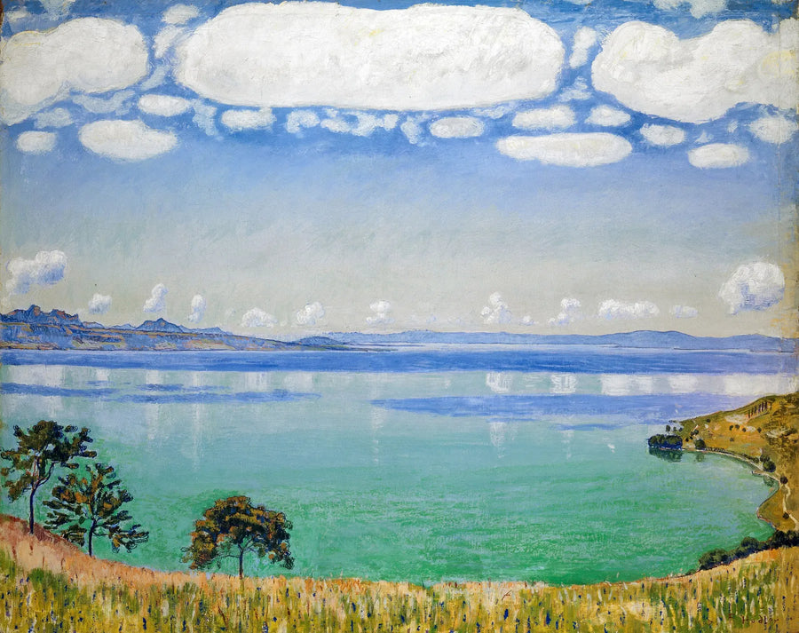 Lac Léman från Chexbres - Ferdinand Hodler