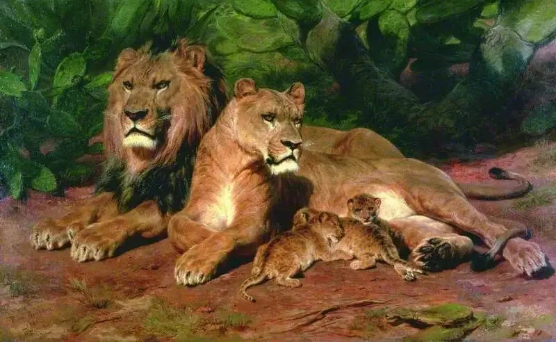 Lejonet hemma - Rosa Bonheur