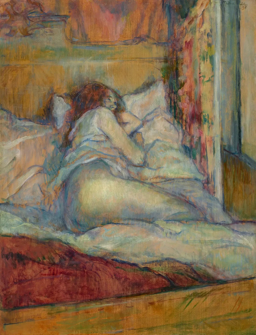 Sängen - Henri de Toulouse-Lautrec