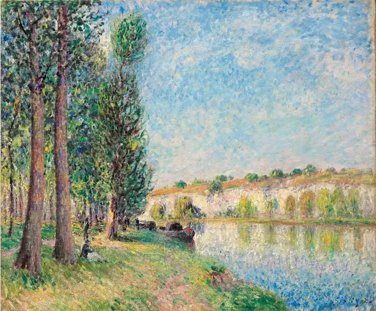 Le Loing à Moret - Alfred Sisley image 1 reproduction d’œuvre d’art à l’huile