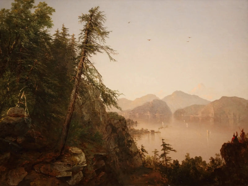 Längs Hudson - John Frederick Kensett