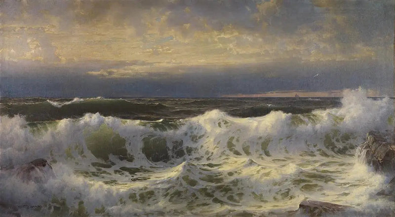 Längs kusten - William Trost Richards