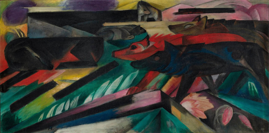 Vargarna (Balkankriget) - Franz Marc