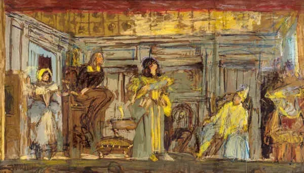 Den inbillade sjuke - Édouard Vuillard
