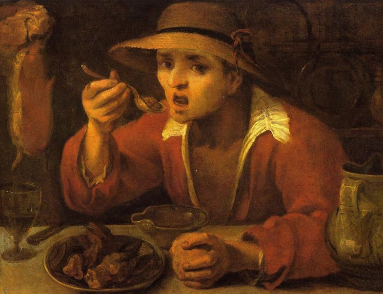Le mangeur de haricots - Annibale Carracci - Alpha Reproduction