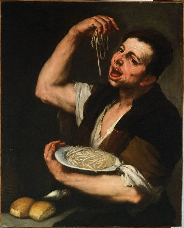 Pastatuggaren: smakens allegori - Luca Giordano