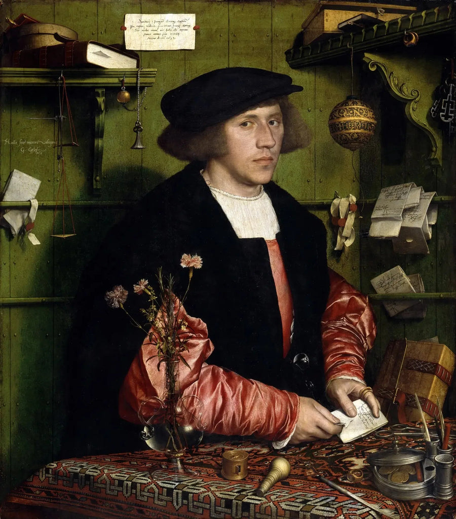 Handlaren Georg Gisze - Hans Holbein den yngre