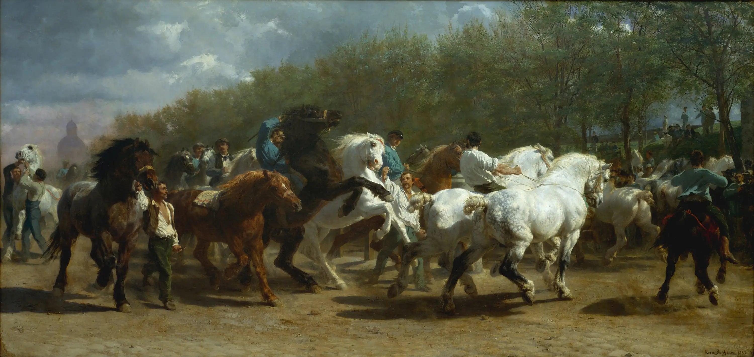 Le Marché aux chevaux - Rosa Bonheur - Alpha Reproduction