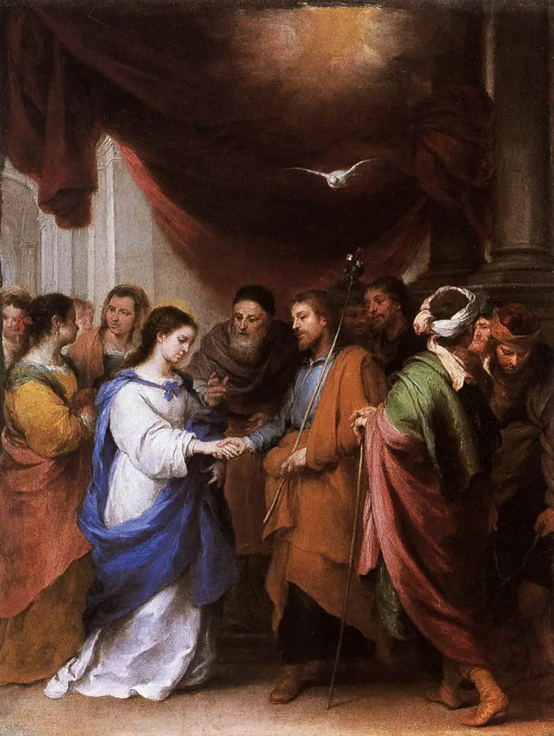 Virgins bröllop - Bartolomé Esteban Murillo