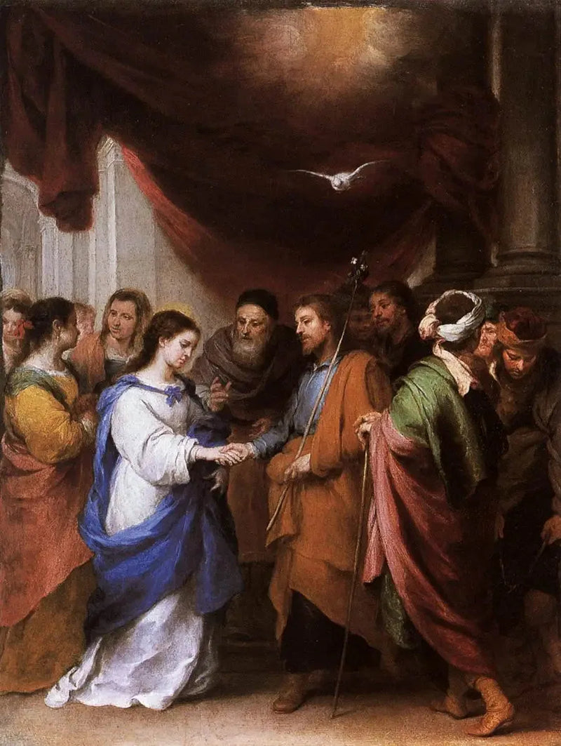 Virgins bröllop - Bartolomé Esteban Murillo