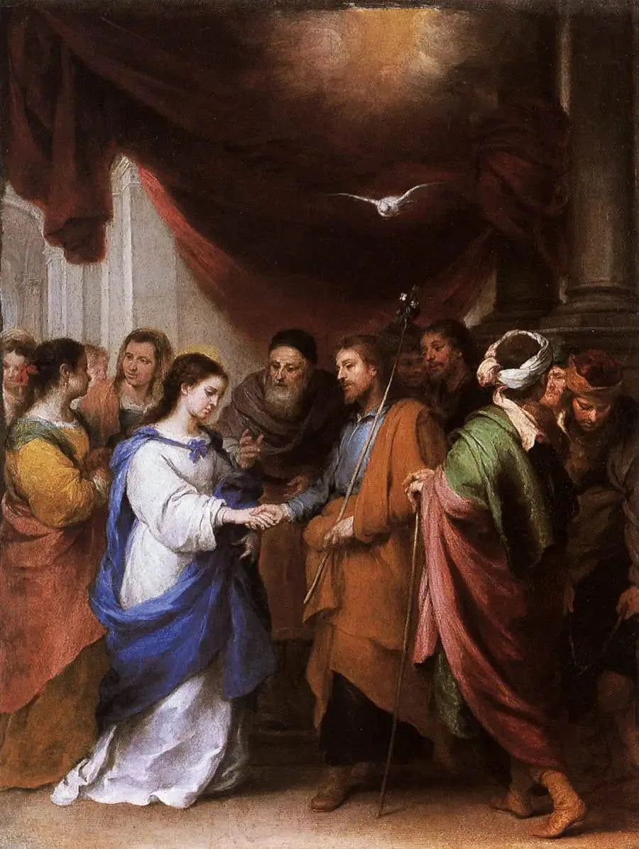 Virgins bröllop - Bartolomé Esteban Murillo