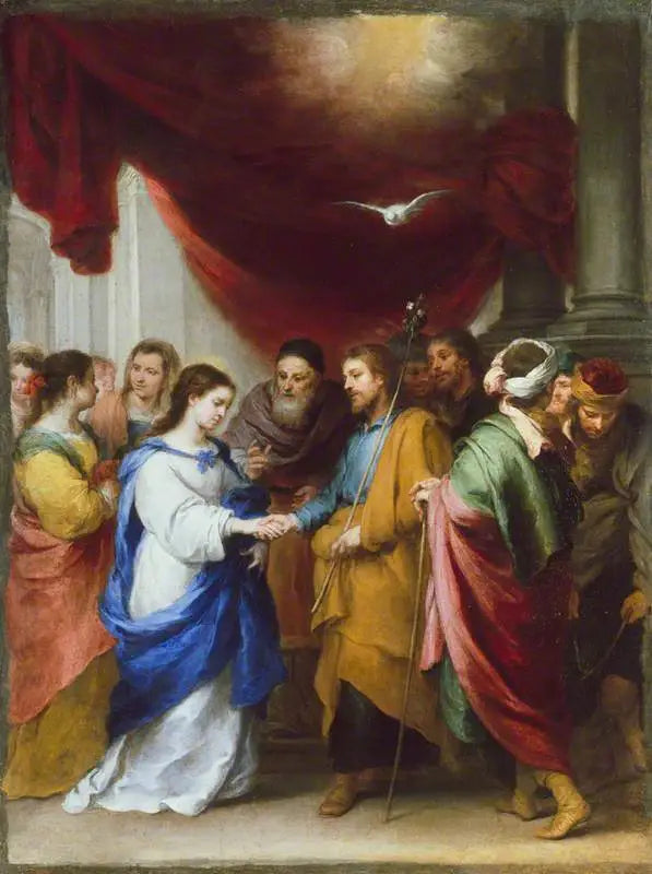 Virgins bröllop - Bartolomé Esteban Murillo