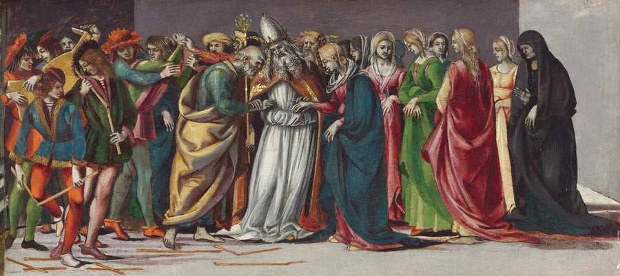 Bröllopet av Jungfru Maria - Luca Signorelli