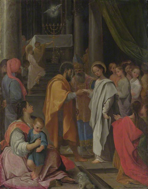 Virgins bröllop - Ludovico Carracci