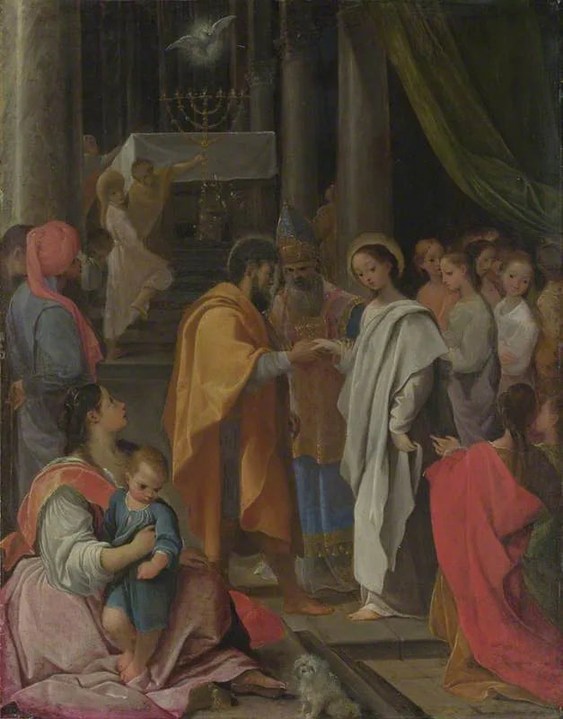 Virgins bröllop - Ludovico Carracci