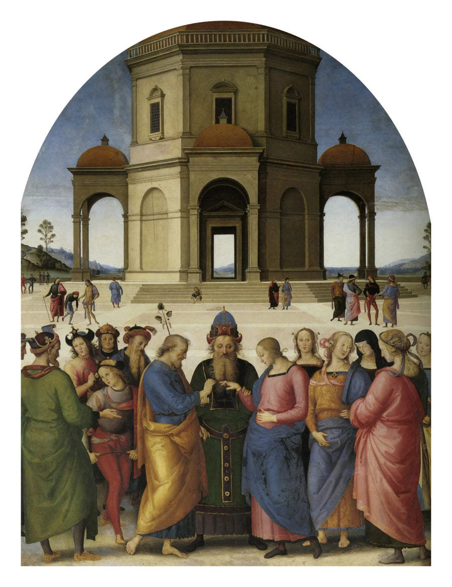 Virgins bröllop - Pietro Perugino