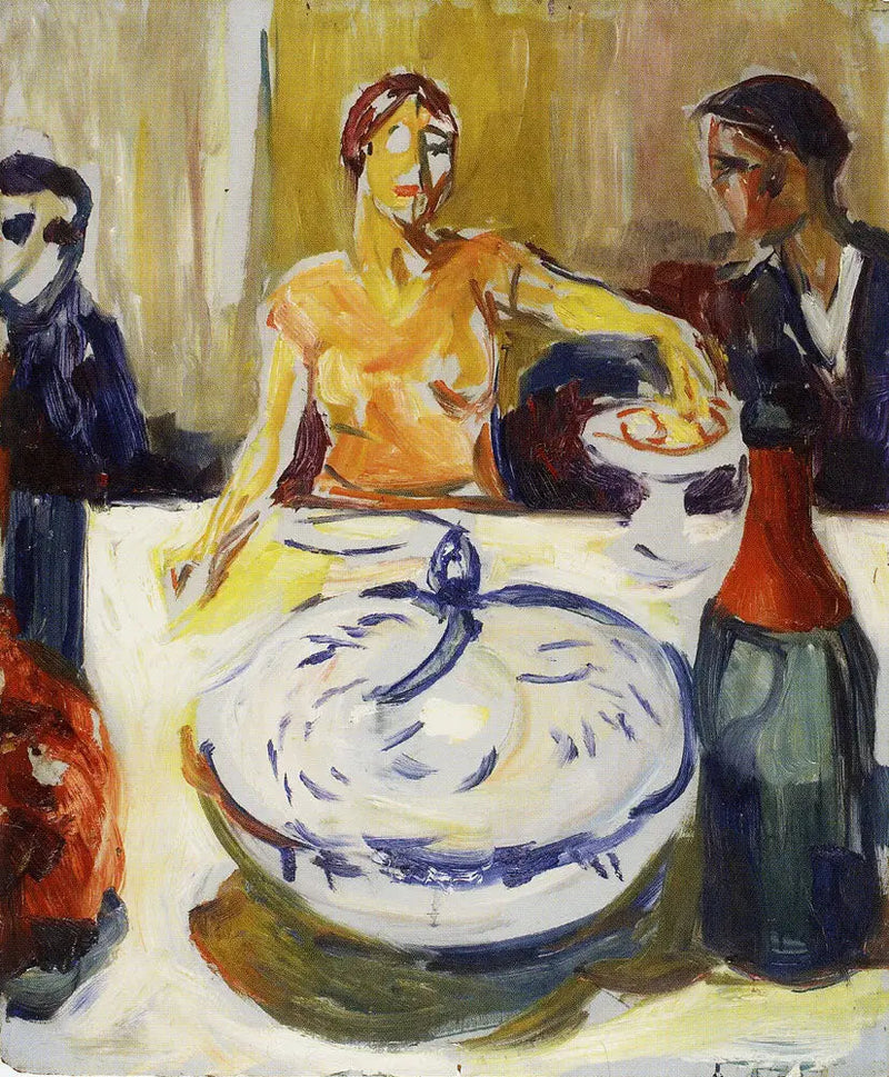 Den bohemiska bröllopet - Edvard Munch