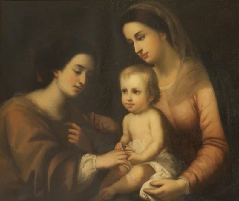 Den mystiska äktenskapet av heliga Katarina av Alexandria - Bartolomé Esteban Murillo