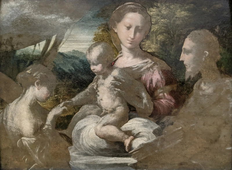 Det mystiska bröllopet av Sankt Katarina - Parmigianino