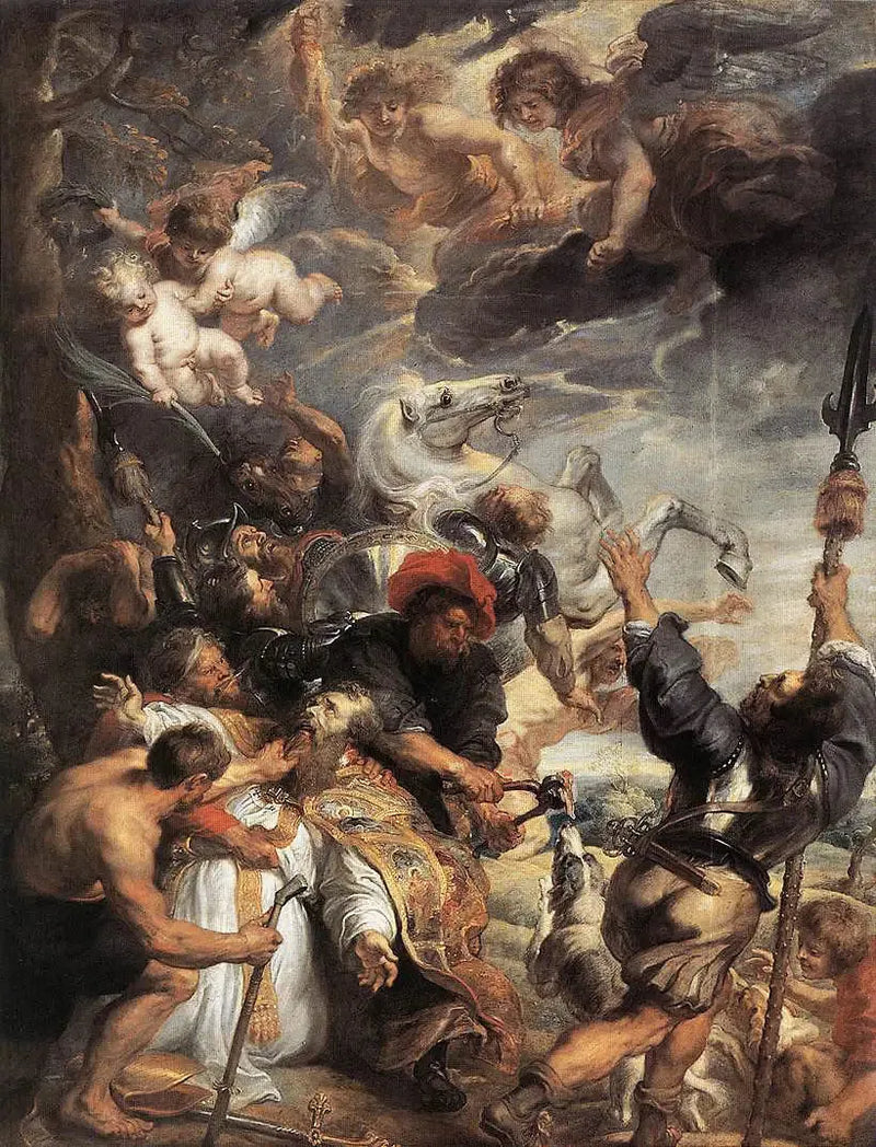 Martyrdomen av Saint-Liévin - Peter Paul Rubens