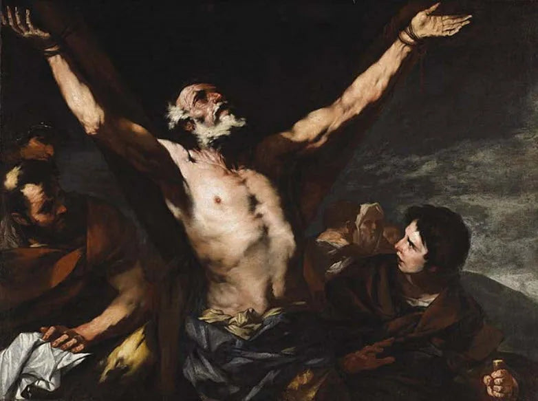 Saint Andreas martyr - Luca Giordano