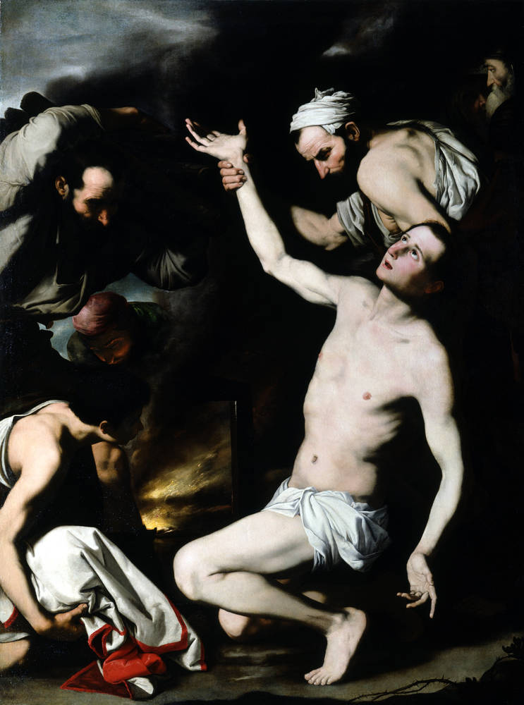 Saint Laurent's lidande - Jusepe de Ribera
