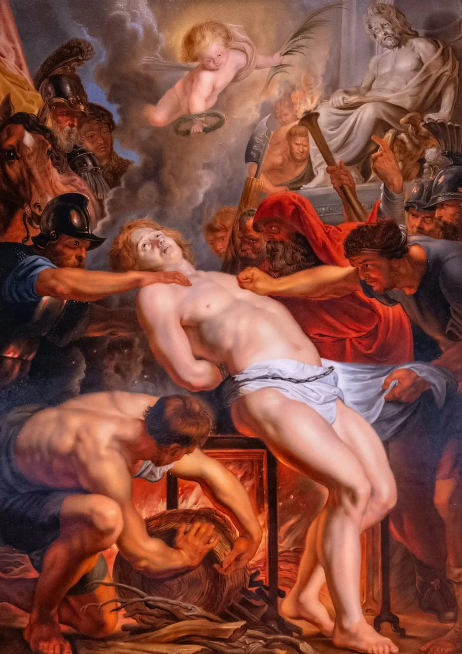 Saint Laurentius lidande - Peter Paul Rubens