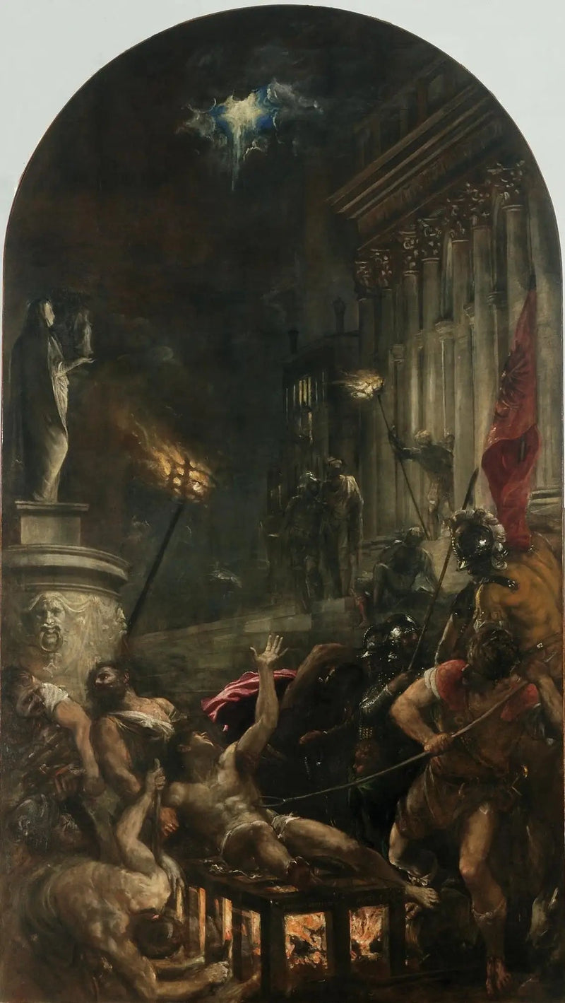 Saint Laurentius lidande - Titian