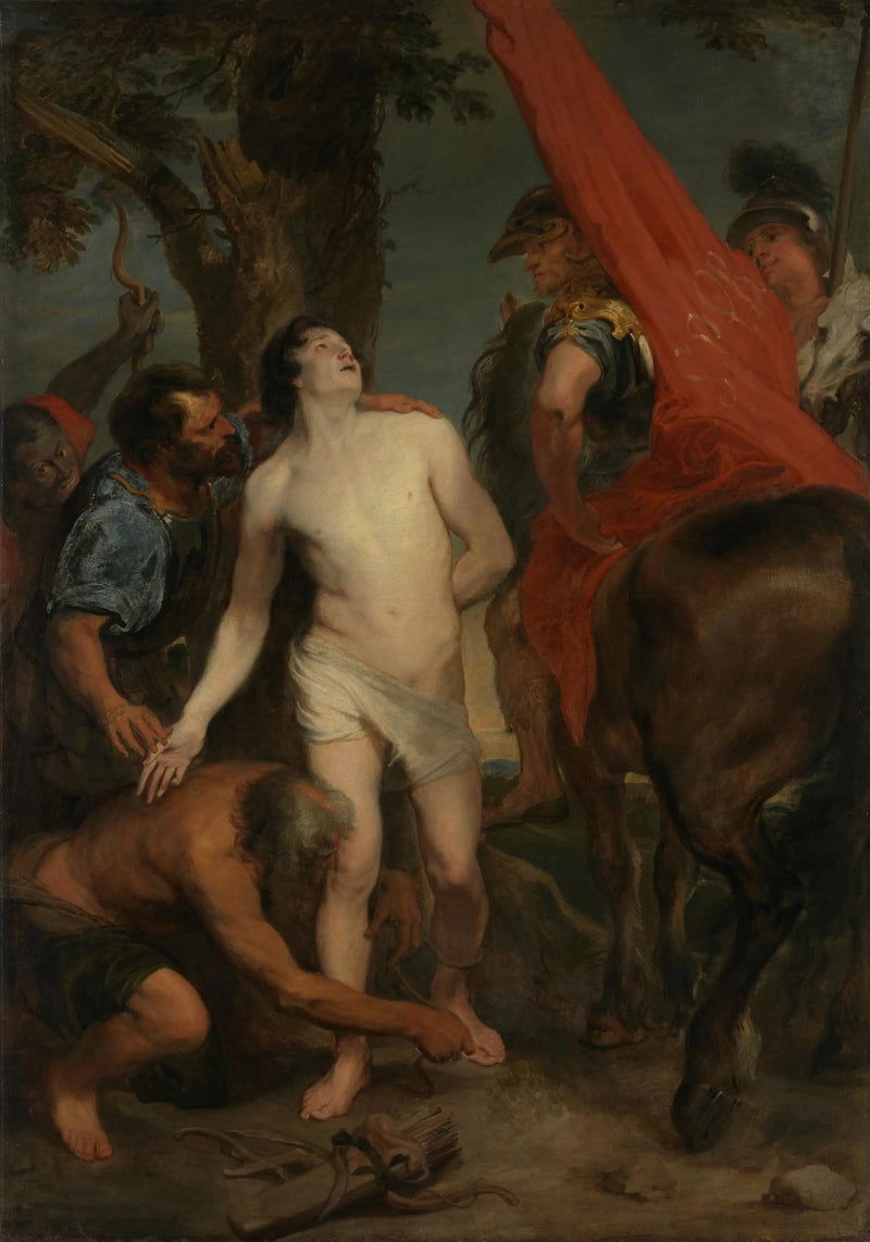 Saint Sebastians lidande. - Antoine van Dyck