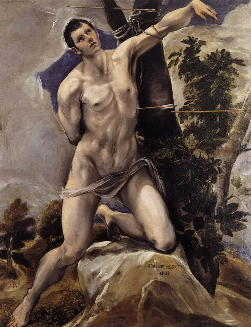 Saint Sebastians lidande - El Greco