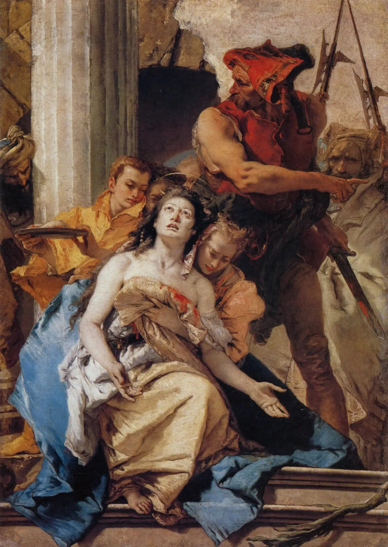 Den heliga Agathas lidande - Giovanni Battista Tiepolo