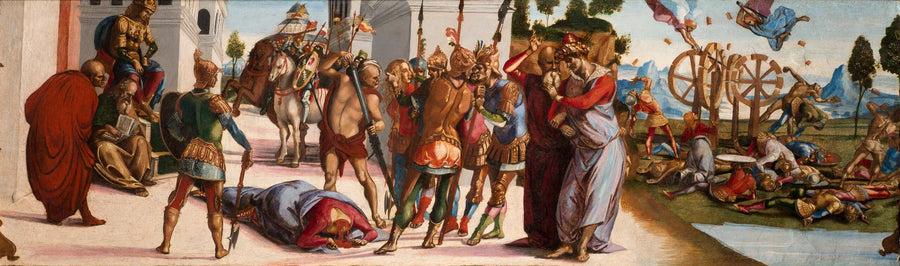 Sankta Katarinas martyrdom i Alexandria - Luca Signorelli