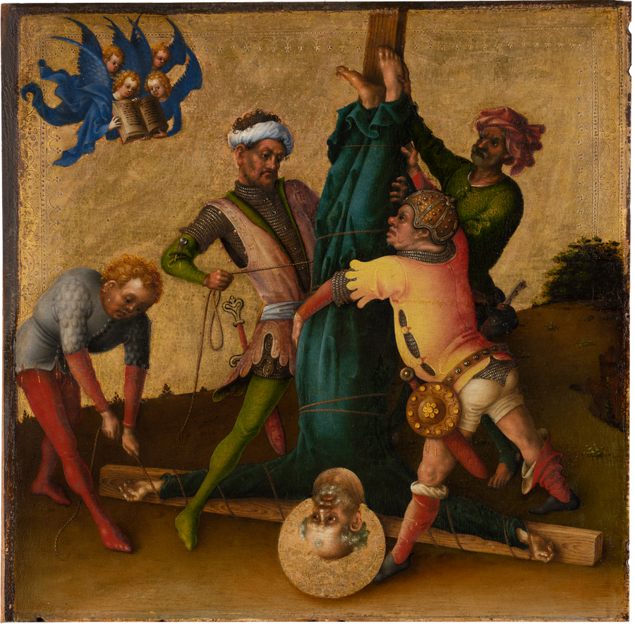 Apostlarnas martyrium: Saint Pierre martyrium - Stefan Lochner