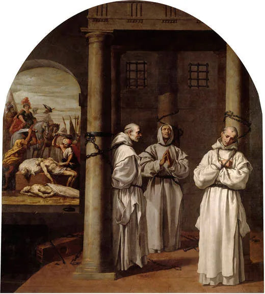 Le martyre des prieurs des chartreuses anglaises de Londres, Nottingham et Axholme - Vincenzo Carducci image 1 reproduction artisanale de tableau