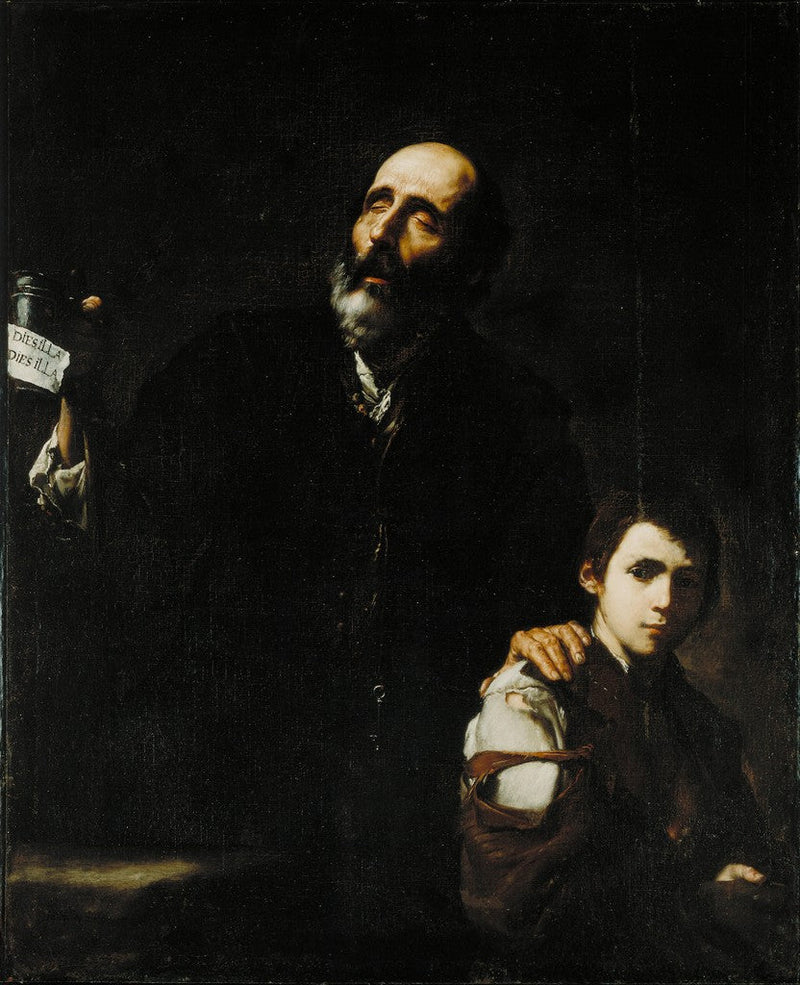 Den blinde tiggaren och hans pojke - Jusepe de Ribera
