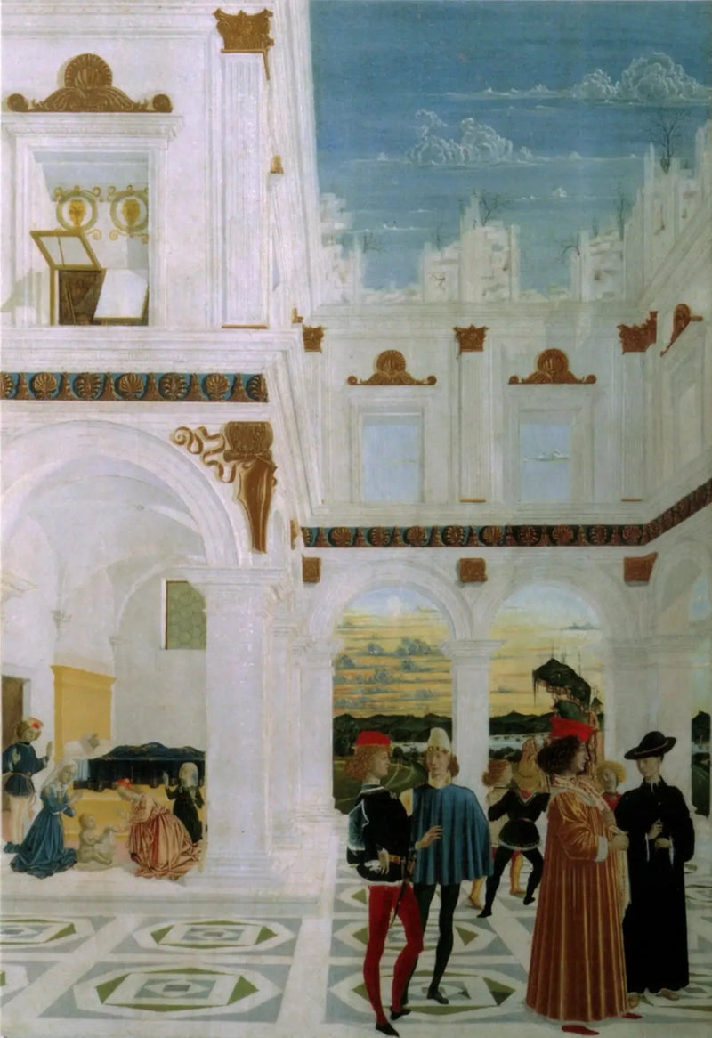 Miraklet av det dödfödda barnet - Pietro Perugino