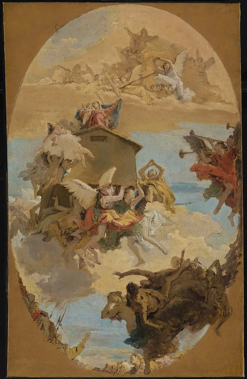Underverket av den heliga Lorettekyrkan - Giovanni Battista Tiepolo