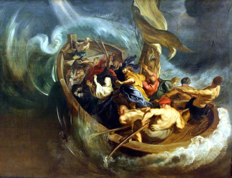 Under Miraklet av heliga Walburga - Peter Paul Rubens