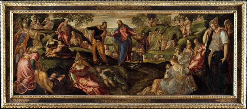 Underverket med bröden och fiskarna - Jacopo Tintoretto