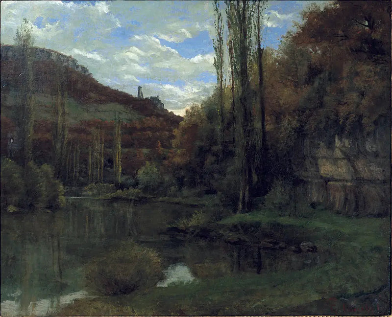 Spegeln från Scey - Gustave Courbet