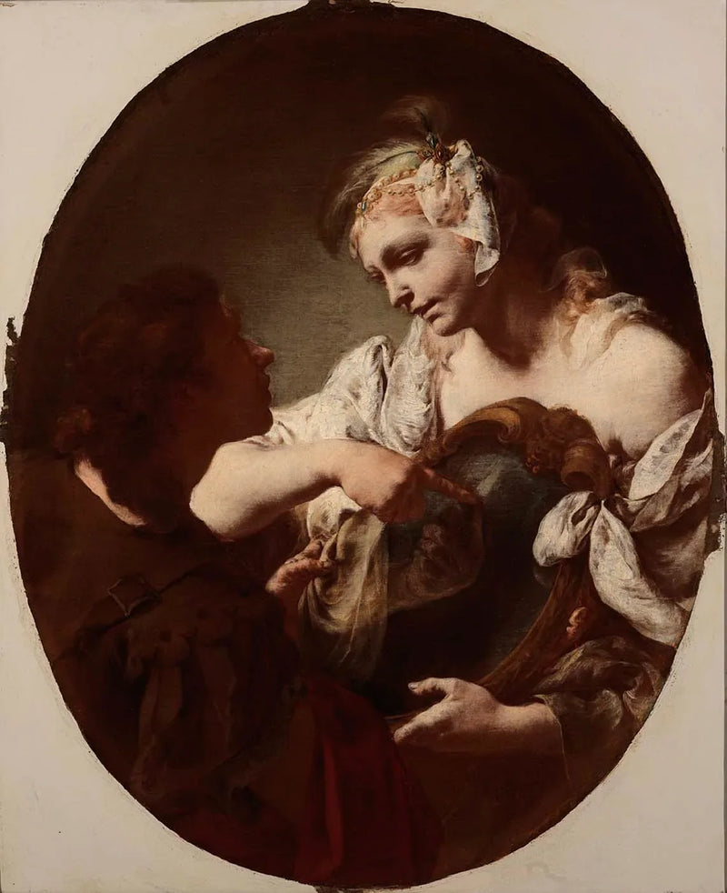 Den Magiska Spegeln - Giovanni Battista Piazzetta