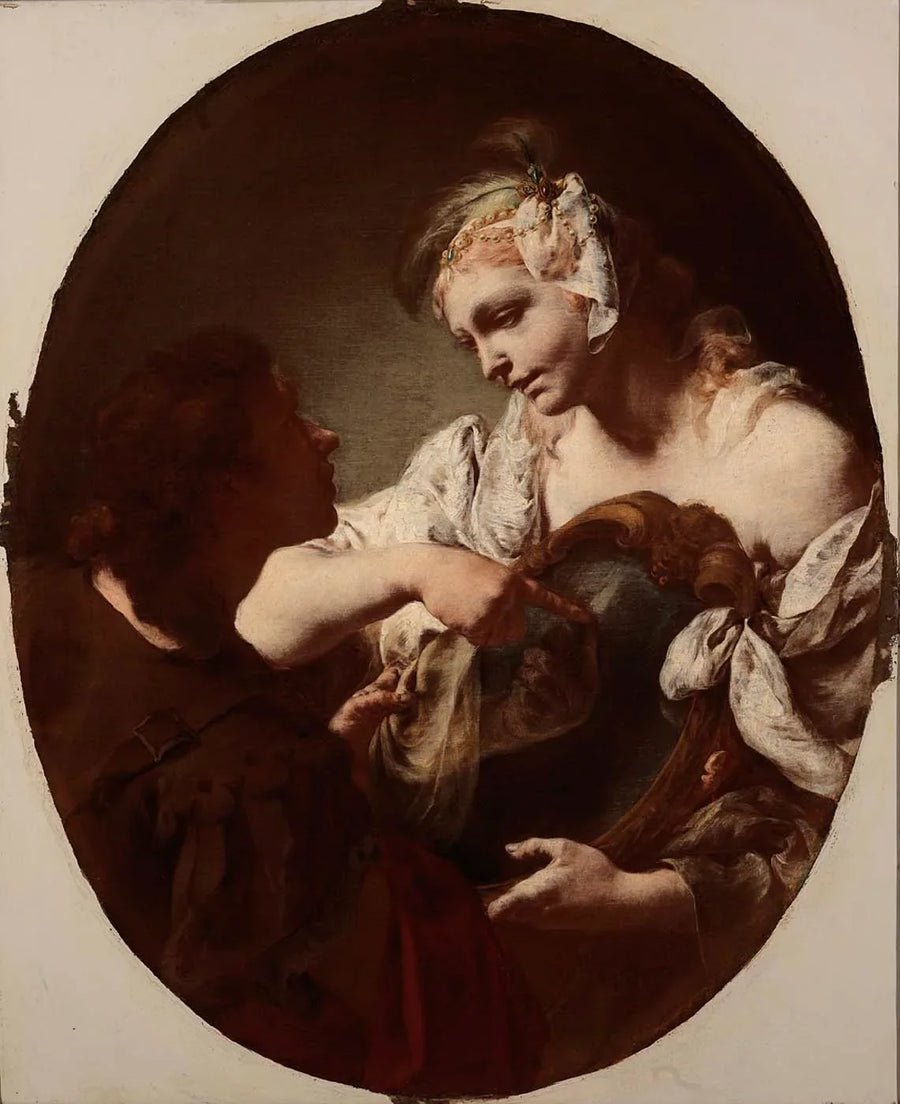 Den Magiska Spegeln - Giovanni Battista Piazzetta
