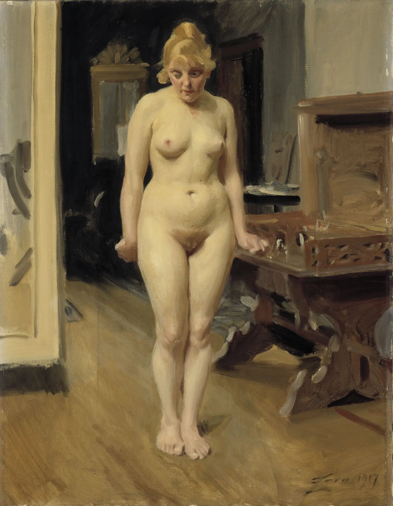 Den blyga modellen - Anders Zorn